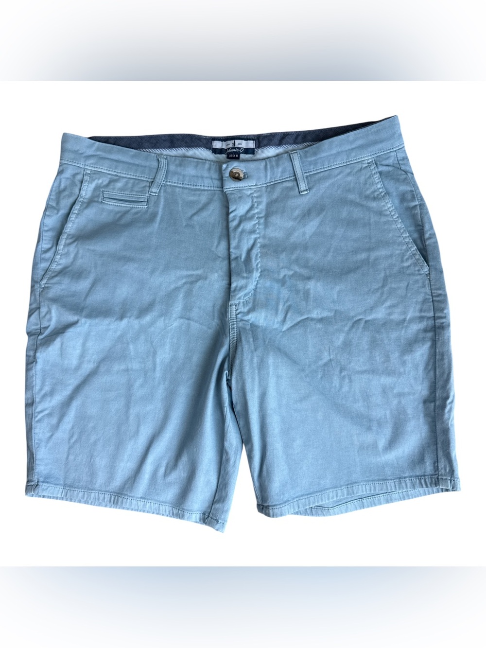 johnnie-O Light Blue Flat Front Men’s Shorts